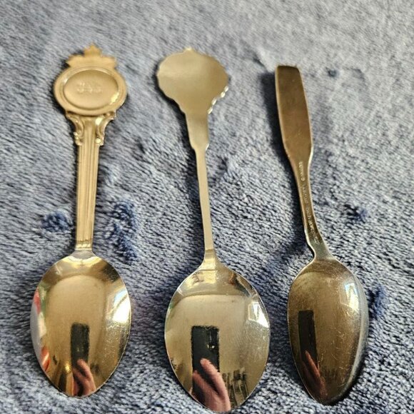 Vintage Set/Lot 3 Souvenir Spoons - Vancouver Expo 86, Ontario Tall Ships & RCMP - Picture 8 of 10